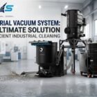 Industrial vacuum system used for efficient cleaning and dust removal in manufacturing and industrial facilities