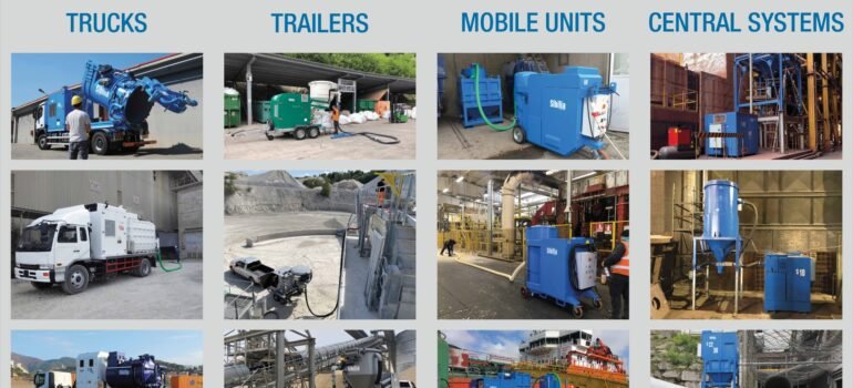 Industrial vacuum trucks, trailers, mobile units and central systems suppliers in Saudi Arabia