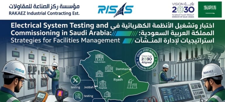Electrical system testing and commissioning services in Saudi Arabia for industrial and commercial facilities