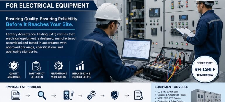 Factory Acceptance Testing (FAT) for Electrical Equipment | Saudi Arabia